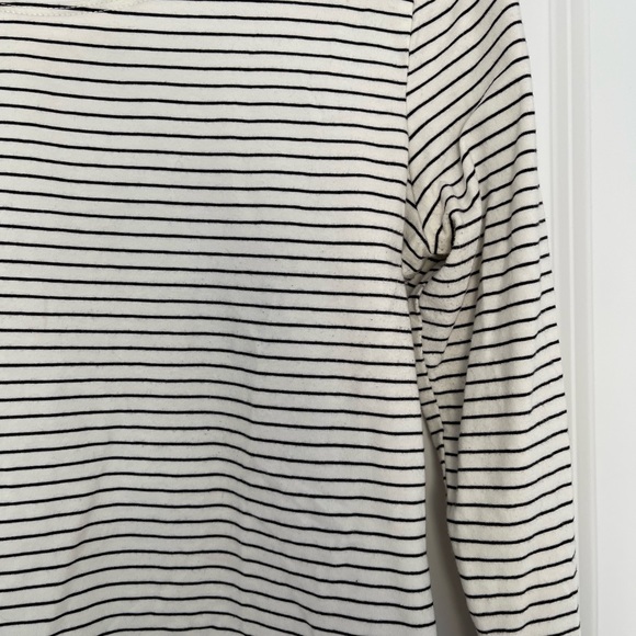 💕3/20$ Garage Boat Neck Open Back Long Sleeve Shirt - Picture 4 of 5